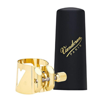 Vandoren LC58AP M/O Tenor Saksafon Aged Gold Bek Bileziği (Profesyonel) | Plastik Kapak Dahil, M/O Serisi, Zengin ve Derin Ton Yapısı