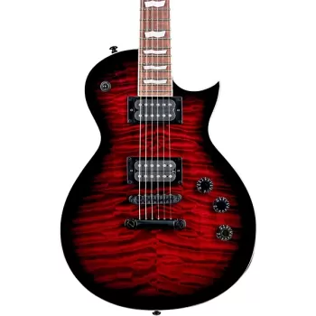 ESP LTD LEC256QMSTBCSB EC-256QM See Thru Black Cherry Sunburst | Koyu Kiraz Rengi Göz Alıcı Cila