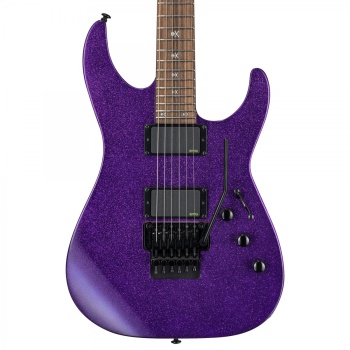 ESP LTD LKH602PSP Kirk Hammett KH-602 Purple Sparkle Elektro Gitar | Neck-Thru (Sap-Gövde Birleşik) Yapı, EMG Bone Breaker Manyetikler, Floyd Rose 1000 Tremolo Sistemi