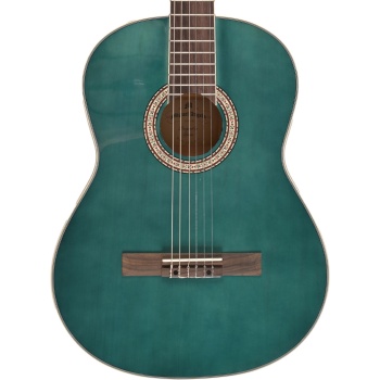 Miguel Angela MA1-BL Klasik Gitar - Mavi (Başlangıç - Eğitim Serisi) | Mat Mavi Renk Varyantı, Ergonomik Sap Profili, Dengeli Öğrenci Gitarı | Uyum: 4/4 (Tam Boy) Standart