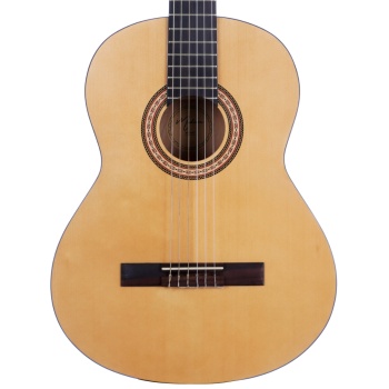 Madison MCG-400 Klasik Gitar (Orta Seviye - Performans Serisi) | Geliştirilmiş İç Balkon Yapısı, Daha Güçlü Projeksiyon, Parlak Naturel Cila | Uyum: 4/4 (Tam Boy) Standart