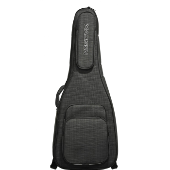 Madison MDGB4-BKGR Akustik Gitar Kılıfı (Profesyonel - Heavy Duty) | 15mm TSE Standartlarında Koruyucu Ped, Kauçuklu Su Geçirmez Dış Kumaş, 4mm Peluş İç Astar | Uyum: 4/4 Tam Boy Akustik Gitarlar