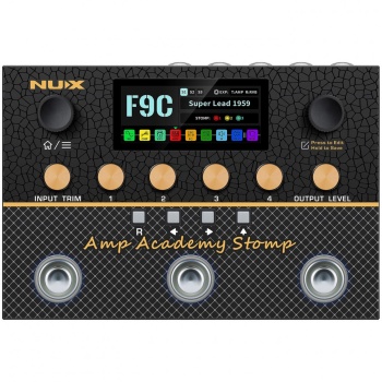 NUX NMA-3AAP Amp Academy Stomp Modeler | Amfisiz Çalım İçin Pedalboard Çözümü
