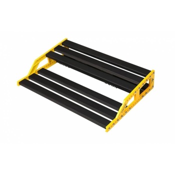 NUX NPB-L Bumblebee Large Pedalboard (Profesyonel - Geniş Kurulum) | Havacılık Sınıfı Alüminyum Şasi, Çift Katlı Tasarım, Kablo Yönetim Kanalları, Taşıma Çantası Dahil | Ölçüler: 445 x 320 x 90 mm