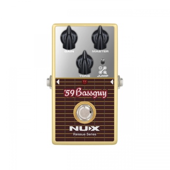 Nux NRO-7 59 Bassguy Elektro Gitar Efekt Pedalı (Profesyonel) | Vintage Amfi Karakteri, Dayanıklı Metal Gövde, Klasik Rock ve Blues Tonları
