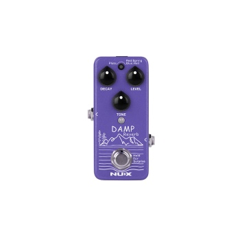 NUX NRV-3 Damp Reverb (Profesyonel - Üçlü Yankı Efekti) | Plate, Spring ve Hall Reverb Modları, Dahili Shimmer Efekti, True Bypass veya Buffer Seçeneği | Ölçüler: 94 x 51 x 53 mm