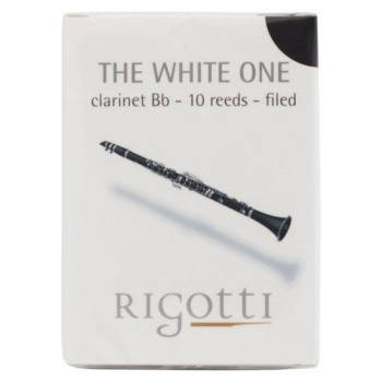 Rigotti RGCCW15 White Bb Klarnet Kamışı No: 1.5 (Başlangıç/Eğitim) - Tekli Paket | Beyaz Kutu Yumuşak Kamış ve Kolay Üfleme Esnekliği