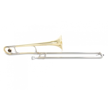 Roy Benson TT-227 Tenor Trombon (Eğitim - Standart Sürgülü) | 12.7 mm Orta Çap (Medium Bore), Sarı Pirinç Kalak, Nikel Gümüş İç Sürgü, Hafif ve Dengeli Yapı | Uyum: Başlangıç Seviyesi ve Okul Bandoları
