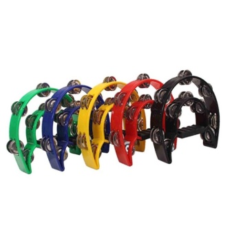 Cox TW20 Yarım Ay Tef (Eğitim - Ergonomik Seri) | Çift Sıra Metal Zil, Kaymaz Kauçuk Tutacak, Yüksek Ses Volümü ve Net Ritim Karakteri | Uyum: Perküsyon Setleri ve Koro Kullanımı