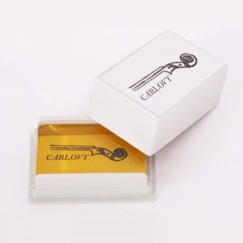 Carlovy V601 Keman Reçinesi (Aksesuar - Standart Seri) | Yaylı Çalgılar İçin Yüksek Kavrama Gücü, Düşük Tozlanma Özelliği, Koruyucu Plastik Muhafaza | Uyum: Keman, Viyola ve Çello Yayları