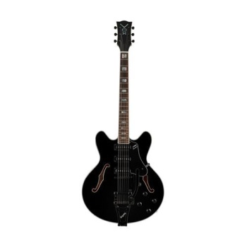 Vox BOBCAT S66B-BK | Semi Hollow Body With Bigsby Elektro Gitar