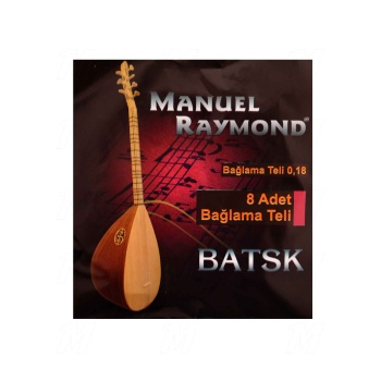 Manuel Raymond BATSK Kısa Sap Bağlama Teli (0.18) | Esnek Yapı Kolay Akort