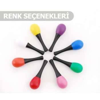 Manuel Raymond M13RD Marakas Orta Boy (Kırmızı) | Canlı Renk Ritmik Eğlence