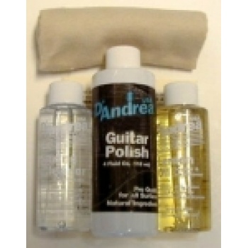 Mitello AC1 Komple Akustik Gitar Temizleme Seti | Cila, Tel Temizleyici ve Mikrofiber Bez Dahil Tam Bakım Paketi