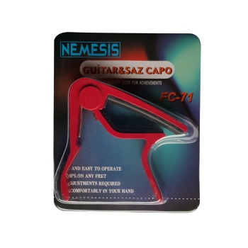 Nemesis FC-75/R Gitar Kaposu (Kırmızı) | Alüminyum Alaşım Hafif Gövde Güçlü Yay Tansiyonu ile Mükemmel Baskı ve Net Ses