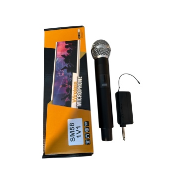 Focus FSM-58 Telsiz Mikrofon Sistemi - El Tipi (Eğitim - Tekli Set) | UHF Frekans Aralığı, Kardioid Dinamik Kapsül, Parazit Önleyici Devre Yapısı ve Kolay Kurulum | Uyum: Okul, Toplantı Salonu ve Canlı Performans Kullanımı