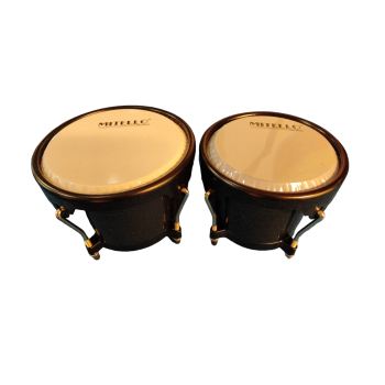 Mitello HO27BK Fiber Bongo Seti (6.5/7.5 Siyah) | Hava Koşullarından Etkilenmeyen Fiber Gövde Doğal Deri Yüzey Güçlü Projeksiyon