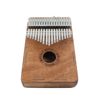 Anka KAL17 17 Tuşlu Kalimba (Başparmak Piyanosu) | Maun Ağacı Gövde Oyma Notalar Dinlendirici Mistik Ses