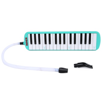 Honer ME-32GR 32 Tuşlu Melodika (Yeşil) | Ergonomik Tutuş Bandı Okul Koroları İçin Parlak ve Net Ses Karakteri