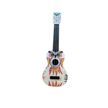 Hawiian XU21OWL Soprano Ukulele (Baykuş Desenli) | Sevimli Baykuş Grafikli Kapak Hafif Gövde Çocuklar İçin Mükemmel Hediye