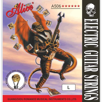 Alice A506-L Elektro Gitar Teli (10-46 Light) | Nikel Kaplama Çelik Paslanmaya Karşı Dayanıklı Rock ve Blues İçin İdeal Tonlar