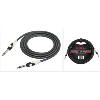 Kırlın LGI-201-3M-BK Siyah Enstrüman Kablosu (3 Metre) | Standart Profesyonel Tercih Düşük Kayıplı Sinyal Yolu ve Ekonomik Fiyat