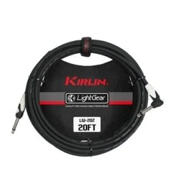 Kırlın LGI-202-6M-BK Siyah L Uçlu Kablo (6 Metre) | Uzun Mesafe Bağlantılar İçin İdeal Düşük Sinyal Kaybı ve Dayanıklı Şasi
