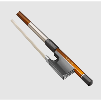 Coda Bow TUXEDOC Marquise Tuxedo Köşeli Topuk Karbon Çello Arşesi | Köşeli Topuk ile Net Ataklar Karbon Fiber Dayanıklılığı ve Şık Siyah Tasarım