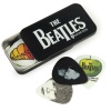 Planet Waves 1CAB4-15BT1 Beatles Logo Kutulu Pena Seti (Koleksiyonluk) | Lisanslı Metal Kutu, 15 Adet Karışık Pena ve Özel Hediye Paketi