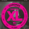 DAddario ECB81 XL Chromes Flatwound Bas Gitar Tel Seti (Profesyonel) | Regular Light 45-100 Kalınlık, Pürüzsüz Çalım Hissiyatı ve Derin Alt Frekanslar