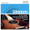 DAddario EFT16 Akustik Gitar Tel Seti (Regular Light - 12-53 - Phosphor Bronze)