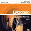 DAddario EJ10 80/20 Bronze Akustik Gitar Tel Seti - 10-47 Extra Light (Profesyonel) | Parlak ve Keskin Akustik Tını, Geleneksel Bronz Alaşım ve Üstün Projeksiyon