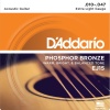 DAddario EJ15 Phosphor Bronze Serisi Akustik Gitar Tel Seti (Extra Light - 10-47 - Phosphor Bronze)