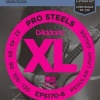 DAddario EPS170-6 XL ProSteels 6 Telli Bas Gitar Tel Seti - 32-130 Regular Light (Profesyonel) | Paslanmaz Çelik Materyal, Kristal Netliğinde Tizler ve Geniş Dinamik Aralık