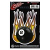 DAddario Planet Waves GT77109 Gitar Tattoo Sticker - Flame 8 Ball (Aksesuar) | Alevli 8 Numara Top Tasarımı, Dayanıklı İnce Yapı ve Pratik Kullanım