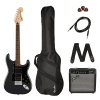 Squier Affinity Stratocaster HSS Laurel Klavye Charcoal Frost Metallic 15G Elektro Gitar Seti