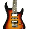 Xenon XNE5SB Elektro Gitar (HSS - Sunburst) | 1 Single 2 Humbucker Manyetik, Çok Yönlü Ton Yelpazesi, Strat Kasa