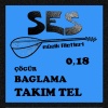Kısa Sap Bağlama Teli Takımı 0.18 (BAT018) | Yumuşak Çalım, Parlak Tonlar, Paslanmaz
