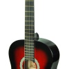 Segovia SGC100RB Klasik Gitar (Kırmızı Burst) | Yumuşak Çalım Hissi, Öğrenci Dostu Ergonomi, Dayanıklı Cila