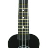 Segovia SGUK21BK Soprano Ukulele (Siyah) | Kompakt ve Hafif, Neşeli ve Parlak Ses, Taşıma Çantası Dahil