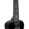 Segovia SGUK21BK Soprano Ukulele (Siyah) | Kompakt ve Hafif, Neşeli ve Parlak Ses, Taşıma Çantası Dahil