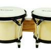 Xenon XNB1719N Ahşap Bongo (6 + 7) | Doğal Deri Üst, Akort Edilebilir, Latin Ritimleri İçin