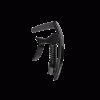 Planet Waves PWCP09 Tri-Action Capo-Black | Cızırtısız - Hassas - Ergonomik