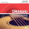 DAddario EJ17 Phosphor Bronze Serisi Akustik Gitar Tel Seti (13-56 - Phosphor Bronze)