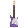 Squier 0373150517 Sonic Stratocaster Elektro Gitar (Ultraviolet) | Mor Renk Laurel Klavye ve Beyaz Pickguard