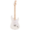 Squier 0373252580 Sonic Stratocaster Hardtail Elektro Gitar (Arctic White) | Sabit Köprü Kutup Beyazı ve Akçaağaç Klavye