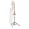 K&M 14990-000-55 Trombon Sehpası (149/9) | Yüksekliği Ayarlanabilir Profesyonel Destek Trombon İçin Güvenli ve Sarsılmaz Duruş