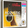Alice AW430-SL Akustik Gitar Teli (11-52 80/20 Bronze) | %80 Bakır %20 Çinko Alaşımı Kristal Parlaklığında Ses ve Derin Bas Tepkisi