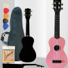 Hawiian XU21-1-PK Soprano Ukulele (Pembe) | Canlı Pembe Cila Yumuşak Naylon Teller Çocuklar ve Başlangıç İçin İdeal