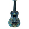 Hawaiian XU21TOWL Soprano Ukulele - Tribal Baykuş (Tasarım Seri - 21 İnç) | Otantik Tribal Baykuş Tasarımı, Güçlü Ses Projeksiyonu, Yumuşak Naylon Teller | Ölçü: 21 İnç / 53 cm (Standart Soprano Boy)